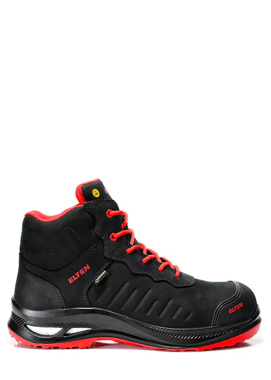 Elten Stewart XXG Pro GTX Mid ESD S3 HI CI, Schwarz/Grün