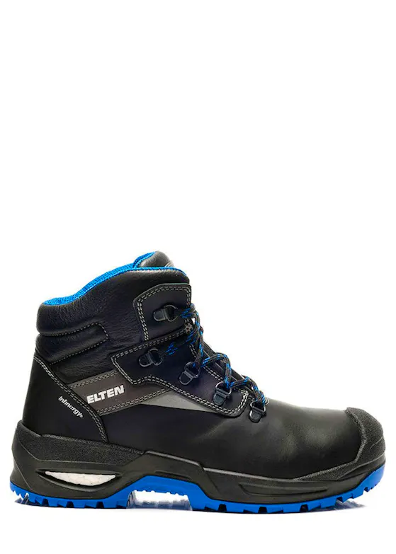 Elten StefanoO XXSG Mid ESD S3, Schwarz/Blau