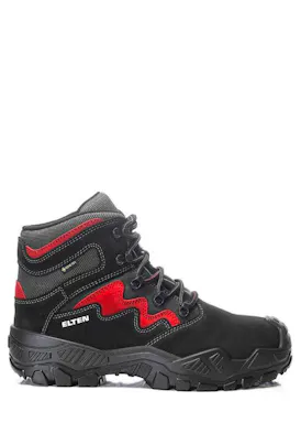 Elten Mick GTX Black-Red Mid ESD S3S WR CI Werkschoen