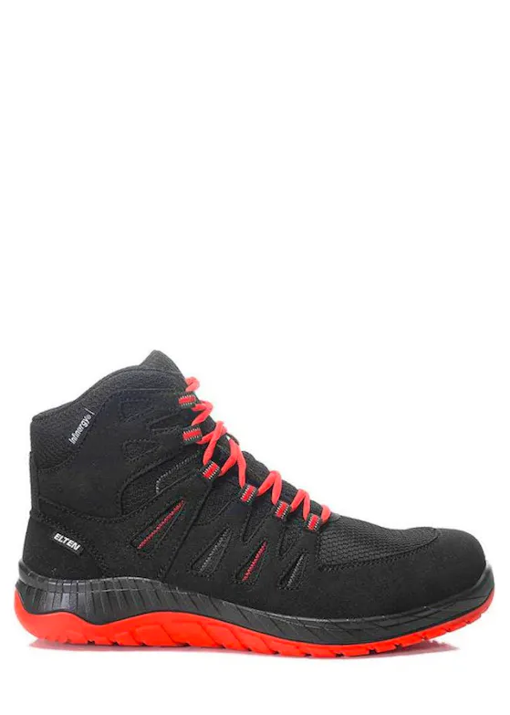 Elten Maddox Compo Black-Red Mid ESD S3S Sicherheitsschuh