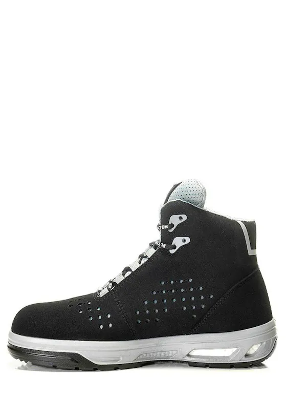 Elten IMPULSE XX10 black-grey Mid ESD S1 Werkschoen