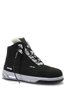 Elten IMPULSE XX10 black-grey Mid ESD S1 Werkschoen