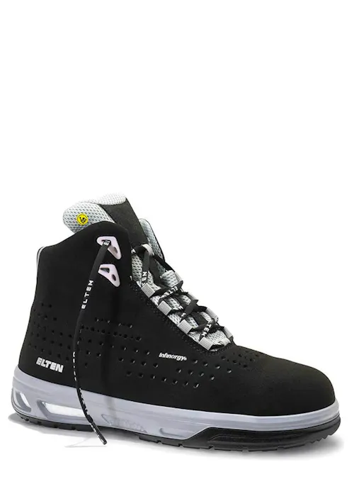Elten IMPULSE XX10 black-grey mi-montante ESD S1 chaussure de sécurité