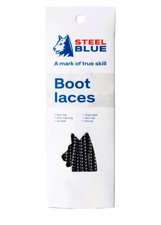 Steel Blue Veters/Laces Zwart-Graphene 2 Paar