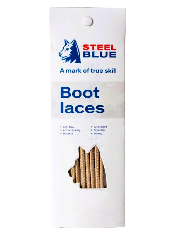 Steel Blue Veters/Laces Sand 140 cm 1 Paar