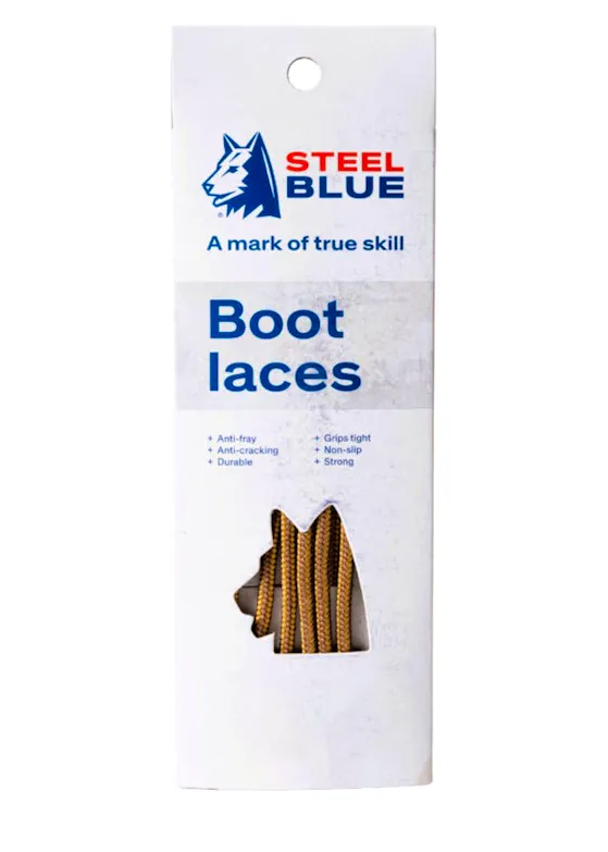 Steel Blue Veters/Laces Wheat/Bruin 140 cm 1 Paar