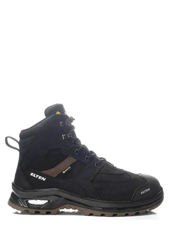 Elten Robson XXP Pro GTX, Black-Brown Mid, ESD, S3S, HI, CI Sicherheitsschuh