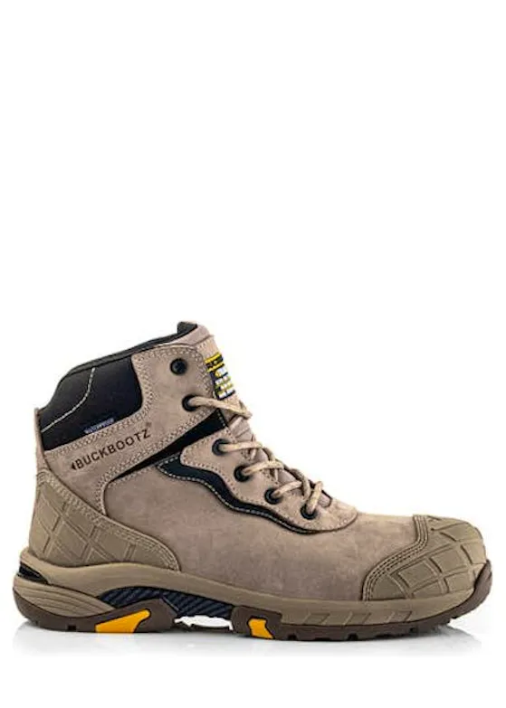 Buckbootz BLITZ mittelhoher Sicherheitsschuh S7S Stone