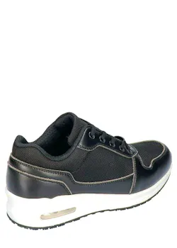Bata Beekman DB.01-02 Werkschoen Laag Zwart-Wit miniatuur