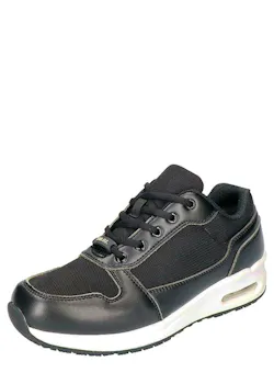 Bata Beekman DB.01-02 Werkschoen Laag Zwart-Wit miniatuur
