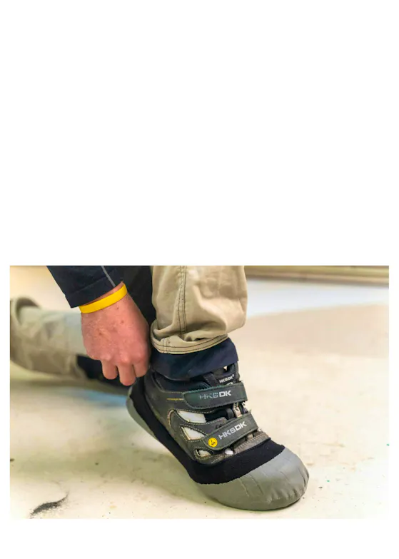 Safety2Shoes Überziehschuhe, rutschfest, wiederverwendbar, L/XL (42/48), grau