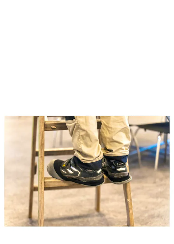 Safety2shoes re-usable antislip overschoen M/L (38/42) grijs