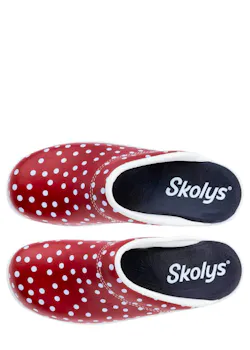 Skolys F-720.06 Klompen Rood Met Stippen miniatuur