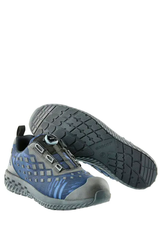 Mascot Customized F0650 S1PL Sicherheitsschuh steinblau / schwarz