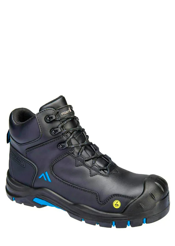 Portwest Apex Komposit, halbhoher Sicherheitsschuh S3S ESD HRO SR SC FO 2.0