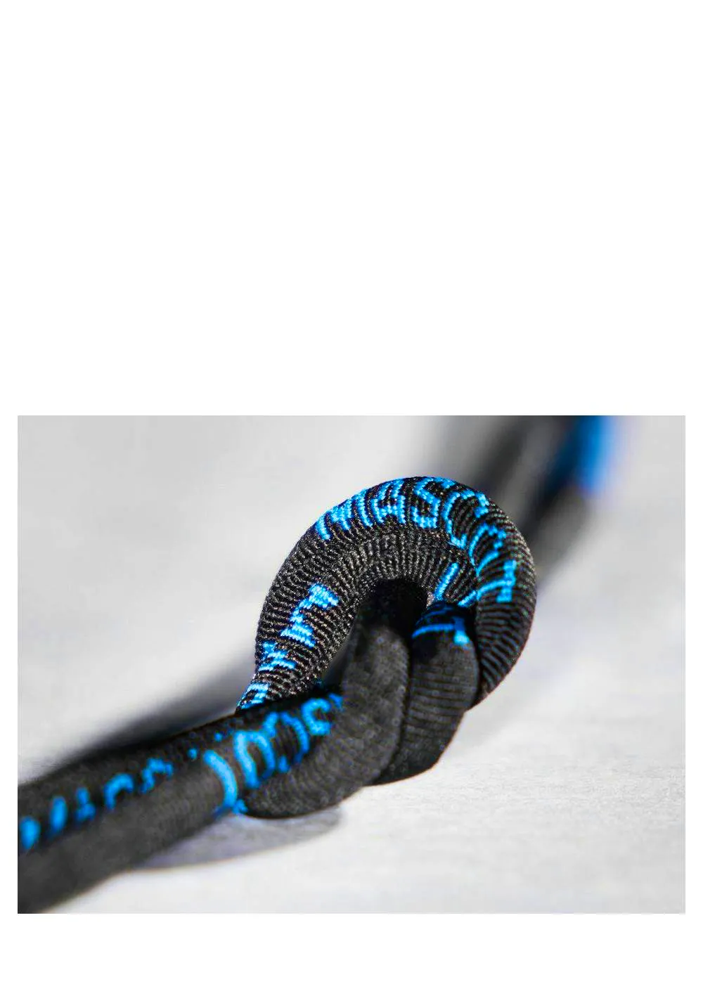 Zwart/korenblauw