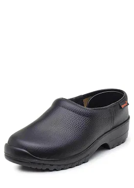 Gevavi Houston – flexibler Clog, gepolstert, aus PU, schwarz