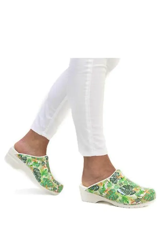 Sanita Flex 314 Clog Blumenmuster