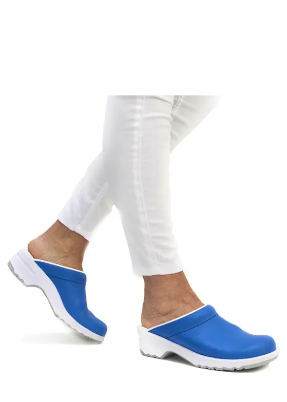 Sanita Duty-Nitril 1080 Clog OB Kornblumenblau