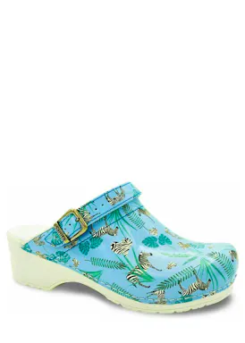Sanita Flex 38 Clog mintgrün/schwarz