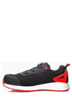Elten Batis BOA® Black-Red Low ESD S1PL Werkschoen miniatuur