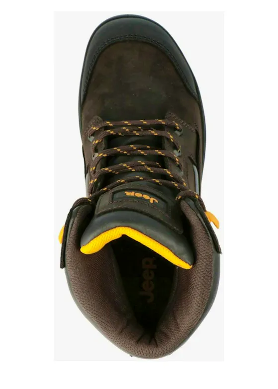 Jeep Safety Hawk Toe MH Dark Brown S3S Werkschoen