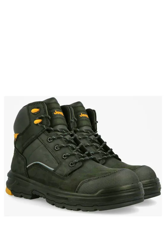 Jeep Safety Hawk Toe MH Black S3S Sicherheitsschuh