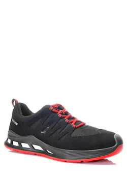 Elten Maddox XXR Air Black-Red Low ESD S1PS Werkschoen miniatuur