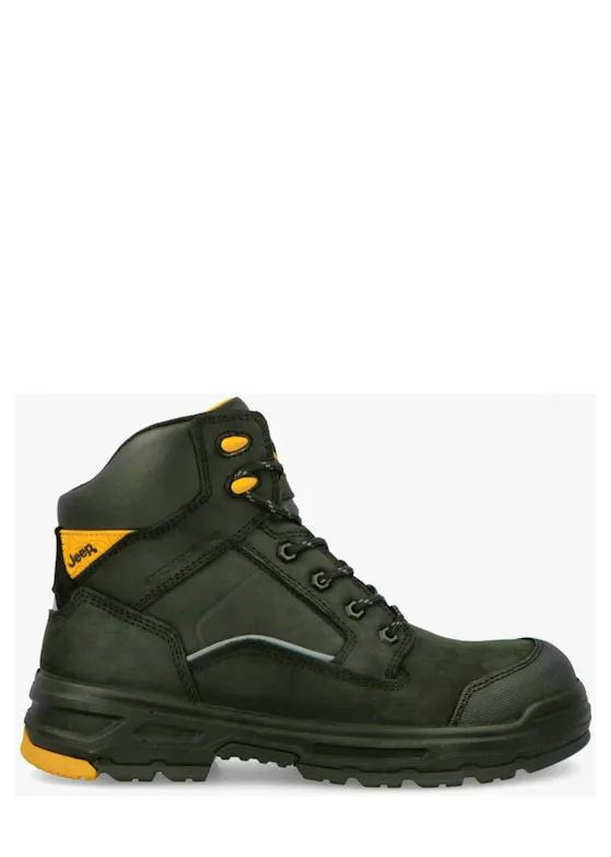 Jeep Safety Hawk Toe MH Black S3S Sicherheitsschuh