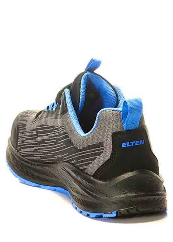 Elten Hanko XXNF Zwart/Blauw Low ESD S1PS Werkschoen