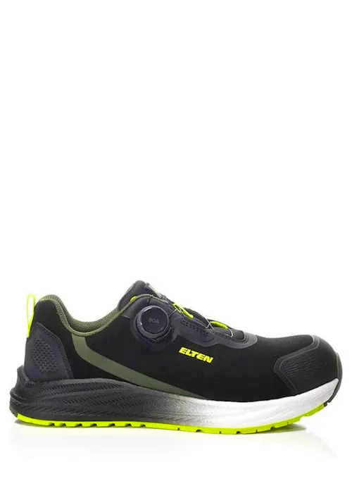 Elten Leevi XXNF BOA® Black-Lime Low ESD S3S Werkschoen