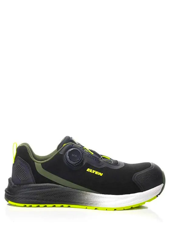 Elten Leevi XXNF BOA® Black - Limettengrün Low-ESD S3S Sicherheitsschuh
