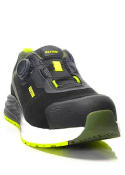 Elten Leevi XXNF BOA® Black-Lime Low ESD S3S Werkschoen miniatuur