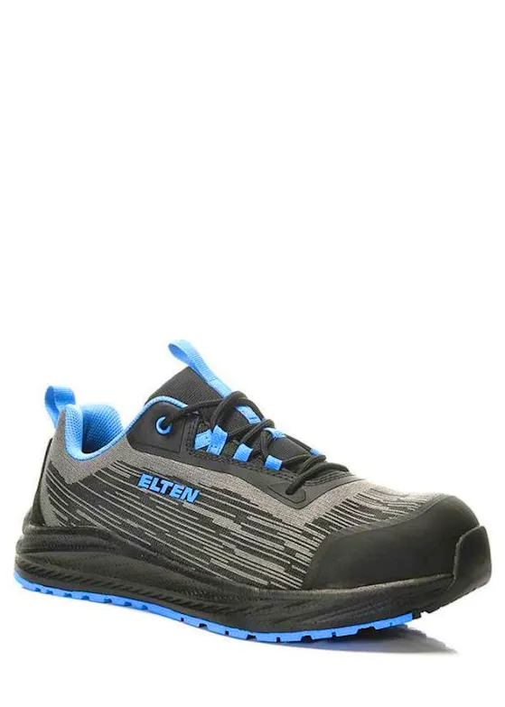 Elten Hanko XXNF Zwart/Blauw Low ESD S1PS Werkschoen
