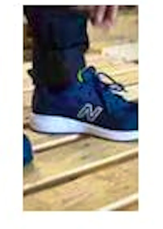 New Balance Logic S1PL Sicherheitsschuh schwarz/orange