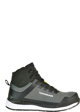 ToWorkFor Super-Set Boot, grau/schwarz/weiß S1P SRC ESD