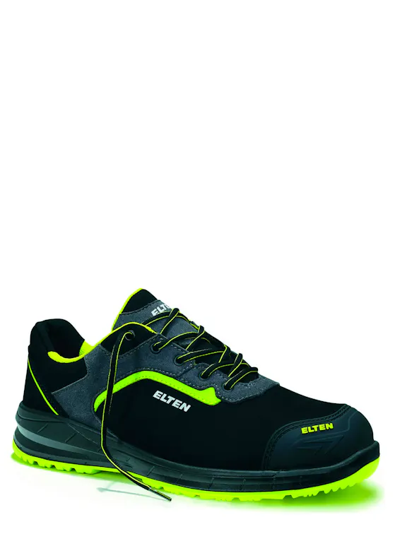 Elten Loan XXSports Pro Black - Limettengrün Low ESD S3