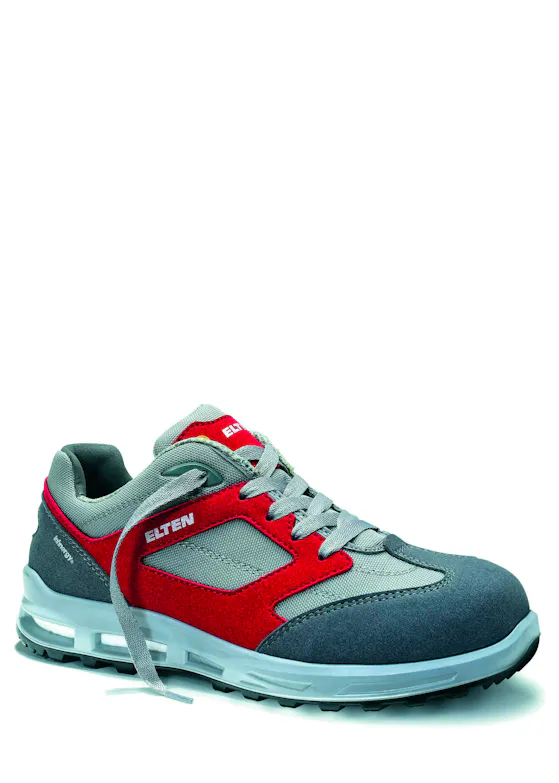 Elten Travis XXT, niedrig, ESD S2, grau/rot