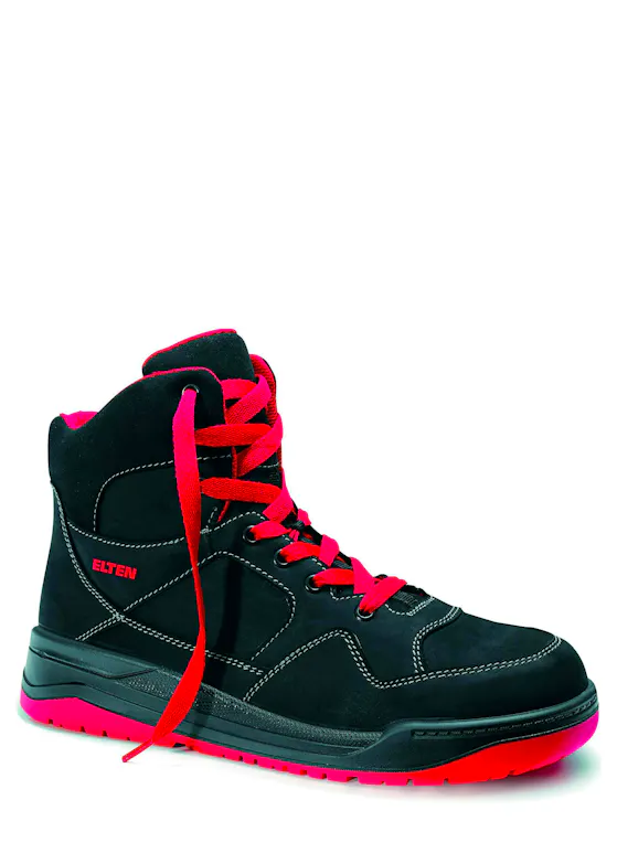 Elten Maverick halbhoch ESD S3 schwarz/rot