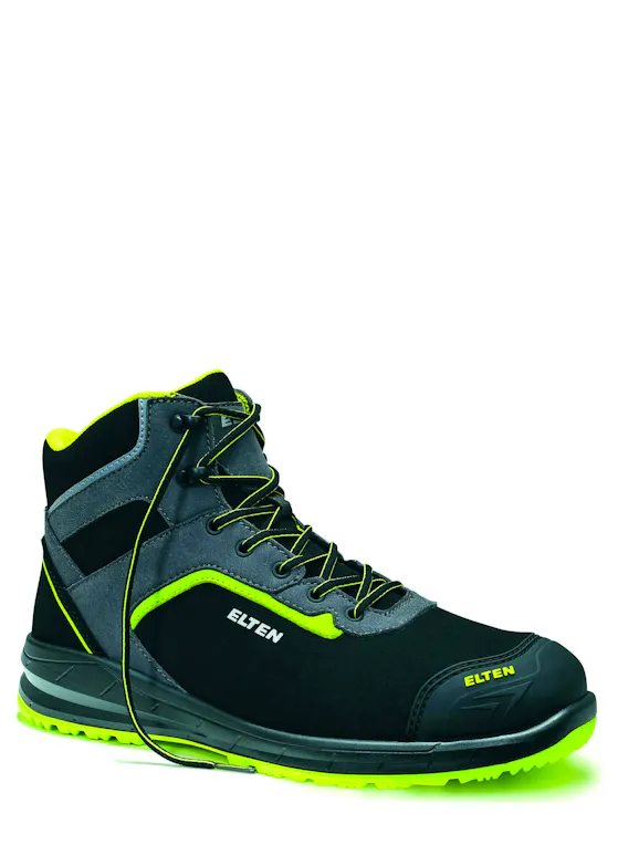Elten Loan XXSports Pro Black - Limettengrün Mid ESD S3