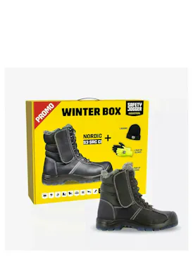 Safety Jogger Nordi S3 Werklaars Hoog Zwart Winter Promobox