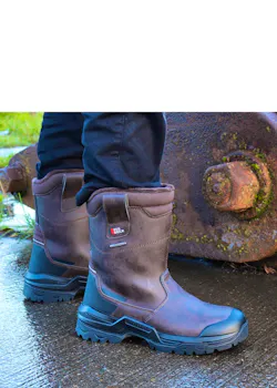 Redbrick Boot Brown Wool S7S Werklaars miniatuur