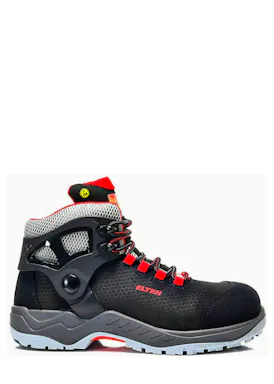 Elten Arturo Black-Red Mid ESD S3