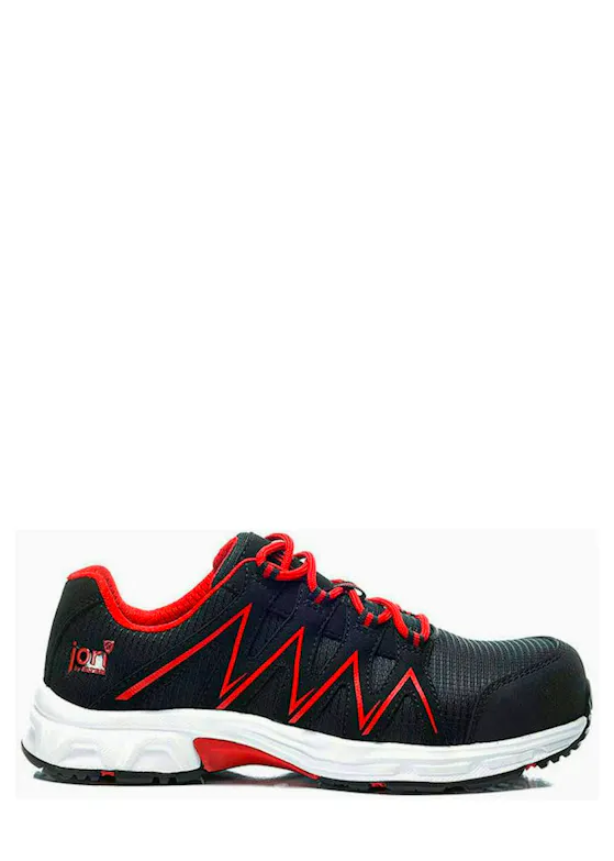 Elten Jori Sicherheitsschuh Jo Speedy, niedrig, ESD, S1P, schwarz/rot