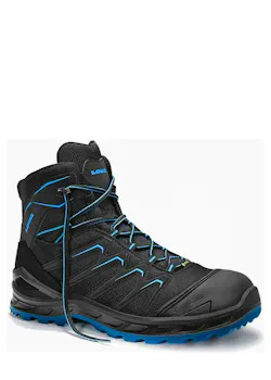 Lowa Larrox Work GTX Black-Blue Mid S3 CI miniatuur
