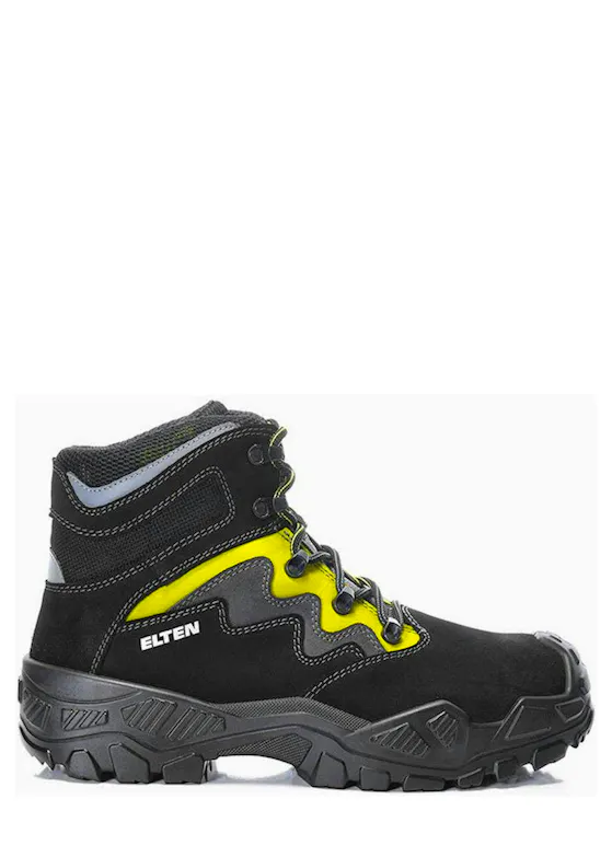 Elten Mick Black-Red Mid, ESD S3