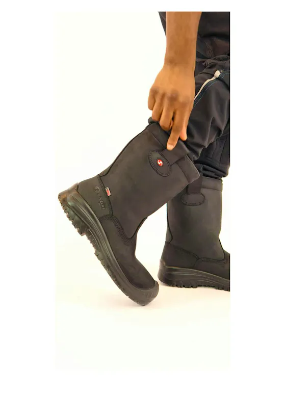 Sixton Peak Montana Air Voering Outdry Waterafstotende Werklaars Zwart S3