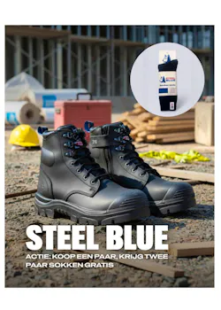 Steel Blue Argyle ZIP Schwarz, wasserdichtes TPU, BC, S3 – Schwarz thumbnail