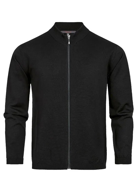 Greiff 6042, Weste mit Stehkragen, Regular Fit Essentials – Strick
