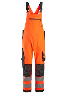 Snickers 6043 Tuinbroek High-Vis Klasse 2 Stretch Reflecterend